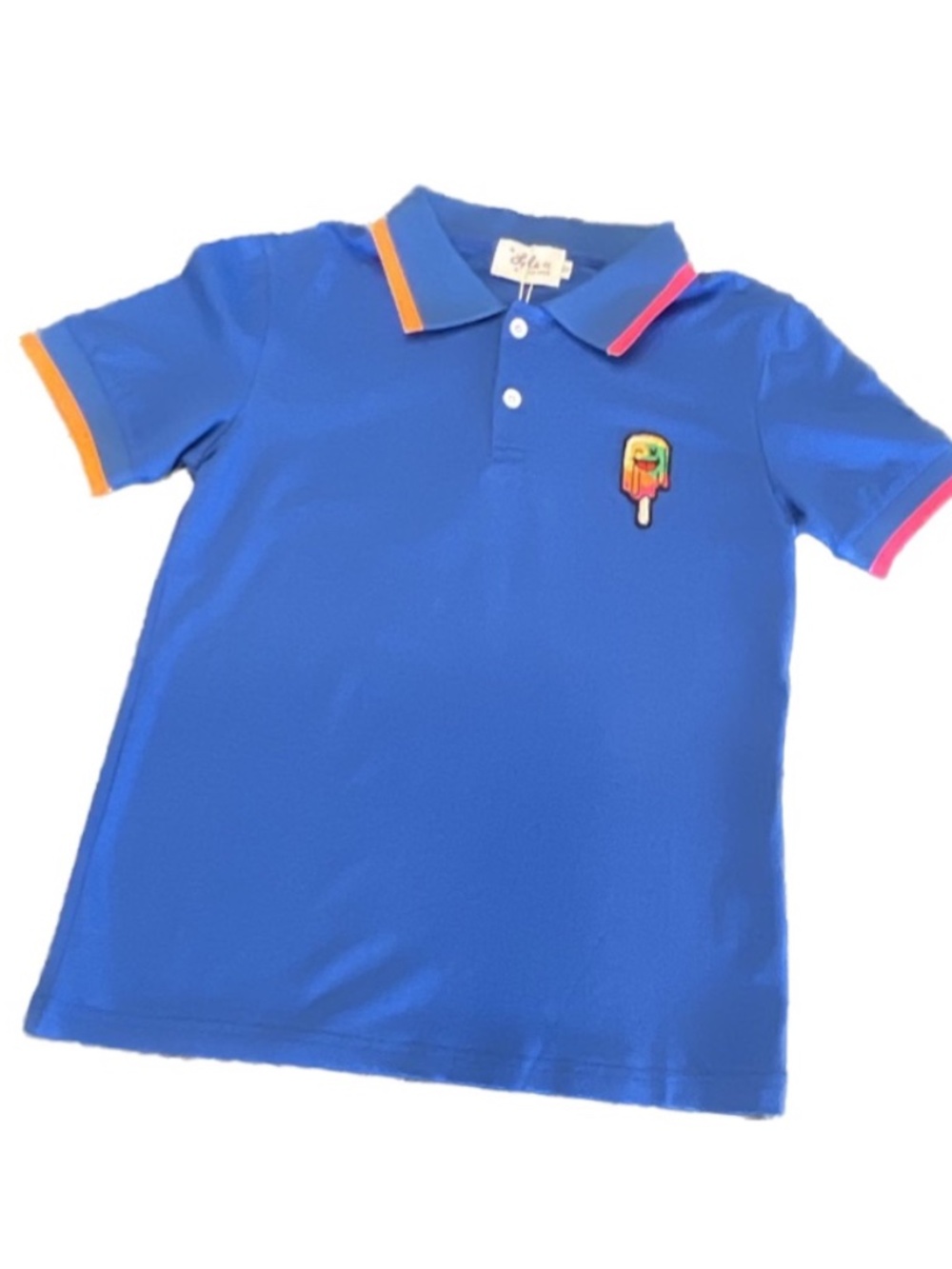 NWT Lola + the Boys Kids Tropical Popsicle Polo shirt - Picture 2 of 12